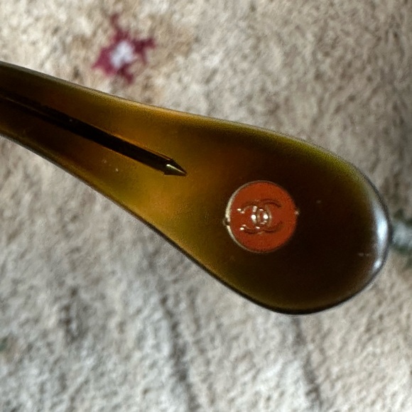 Chanel Square Sunglasses Tortoiseshell Acetate CC Logo - Picture 9 of 15